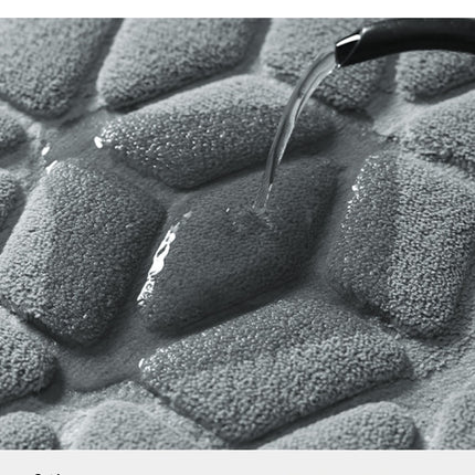 Tapis de bain en mousse à mémoire de forme, confortable, en galets, Super absorbant, lavable en Machine, antidérapant