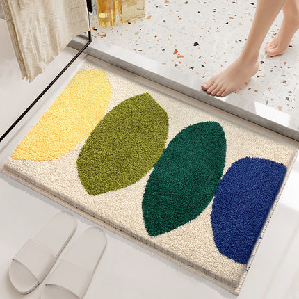 Rutschfeste, weiche Badematte, verdickte Mikrofaser-Badewanne, Duschraum, saugfähige Badematten, maschinenwaschbare Badezimmerteppiche, Boden-Fußmatte