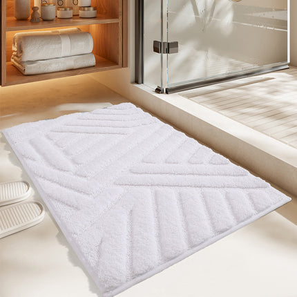 Tapis de salle de bain absorbant, tapis de salle de bain antidérapant, tapis de bain doux et lavable, petit tapis de sol en microfibre pour salle de bain