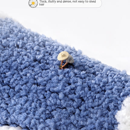 Tapis de salle de bain en forme de marguerite, doux, moelleux, absorbant, antidérapant, joli tapis à fleurs de marguerite, tapis de salle de bain, décoration d'intérieur, demi-rond