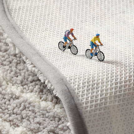 Tapis de sol de salle de bain antidérapants, épais et doux, en microfibre, décoration de bain pour baignoires, douches et salles de bains
