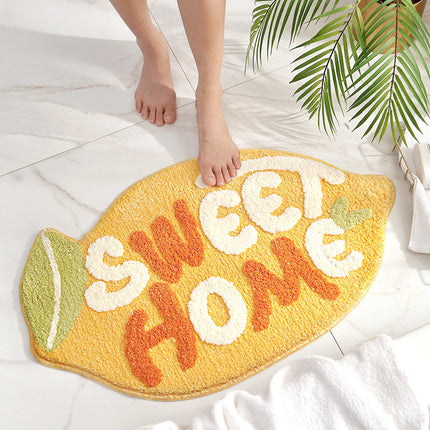 Tapis de salle de bain monogrammé antidérapant et absorbant, tapis de bain lavables en machine, tapis de salle de bain à séchage rapide, tapis confortables pour chambres à coucher, douches