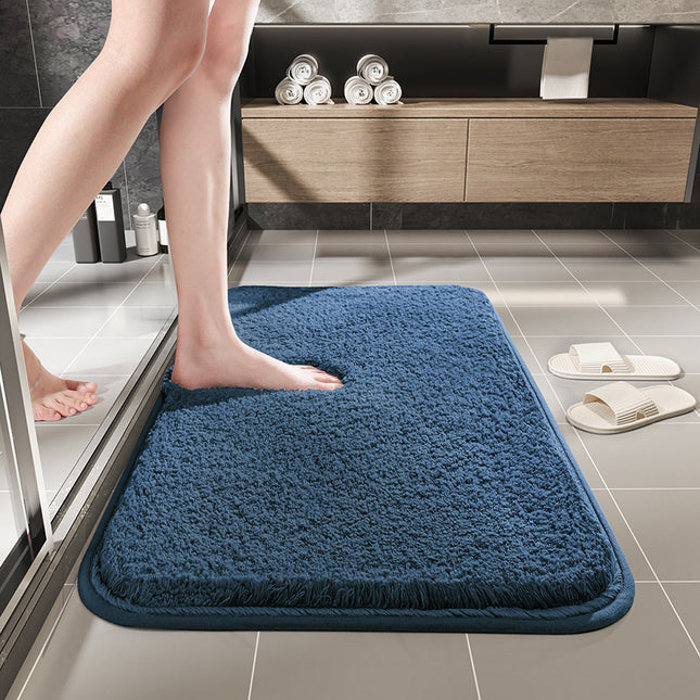 Bathroom Rugs, Non-Slip Soft Thick Bathmat Shaggy Mats Absorbent Bathroom Rug, Machine Washable for Doorway, Kitchen and Bathroom