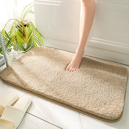 Bathroom Rugs, Non-Slip Soft Thick Bathmat Shaggy Mats Absorbent Bathroom Rug, Machine Washable for Doorway, Kitchen and Bathroom