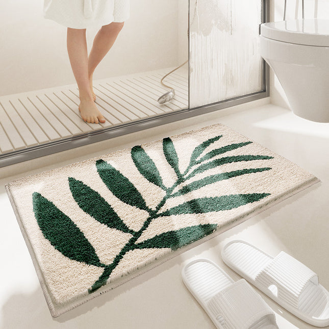 Non-slip bathroom rug bathmat, super absorbent and soft bath rugs suitable for living room kitchen indoor and outdoor use