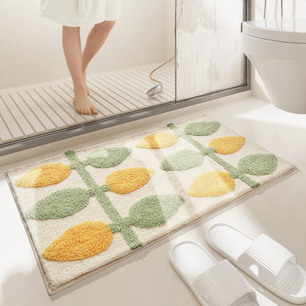 Non-slip bathroom rug bathmat, super absorbent and soft bath rugs suitable for living room kitchen indoor and outdoor use