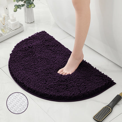 Tapis de bain en chenille, tapis de douche, tapis de douche absorbant en microfibre, pour sols et baignoires de salle de bain
