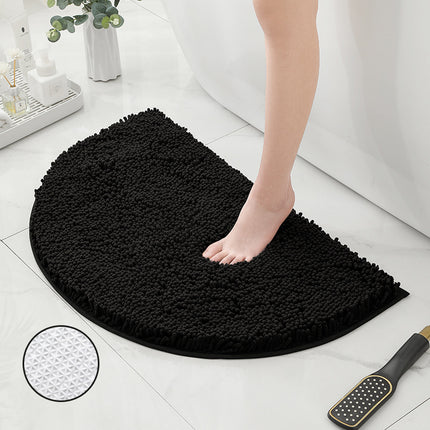 Tapis de bain en chenille, tapis de douche, tapis de douche absorbant en microfibre, pour sols et baignoires de salle de bain