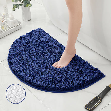 Tapis de bain en chenille, tapis de douche, tapis de douche absorbant en microfibre, pour sols et baignoires de salle de bain