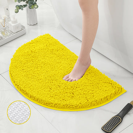 Tapis de bain en chenille, tapis de douche, tapis de douche absorbant en microfibre, pour sols et baignoires de salle de bain