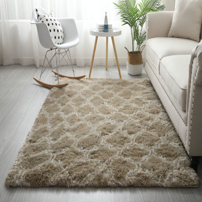 Soft living Room Carpet InThe Area, Non Slip And Fluffy Carpet In The Bedroom, Living Room Corridor Rectangular Geometric Pattern Carpet