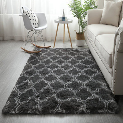 Soft living Room Carpet InThe Area, Non Slip And Fluffy Carpet In The Bedroom, Living Room Corridor Rectangular Geometric Pattern Carpet