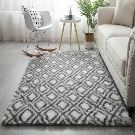 Soft living Room Carpet InThe Area, Non Slip And Fluffy Carpet In The Bedroom, Living Room Corridor Rectangular Geometric Pattern Carpet