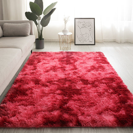 Tapis Shaggy Super doux en peluche, teinture par nouage, pour chambre d'enfants, salon, chambre à coucher, décoration de chambre d'adolescent
