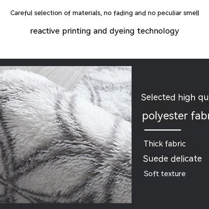 Ultra Soft Area Rugs for Bedroom Living Room -Tie Dye Non-Slip Shaggy Rugs -Modern Indoor Geometric Shaggy Rugs