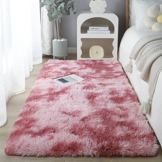 Living Room Area Rugs, Tie Dye Fluffy Shaggy Carpet, Super Soft Shaggy Pile Rug, Bedroom Girls Kids Nursery Room Dorm Room Home Decoration