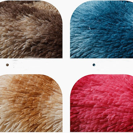Teppiche für das Wohnzimmer, Batik-Flauschiger, zotteliger Teppich, superweicher, zotteliger Florteppich, Schlafzimmer, Mädchen, Kinderzimmer, Schlafsaal, Heimdekoration