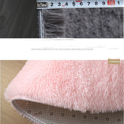 Area Rug for Girls Bedroom, Fluffy Rugs for Living Room, Fuzzy Faux Fur Rug for Nursery Kids Room, Cute  Bedroom  Living Room Home Decor