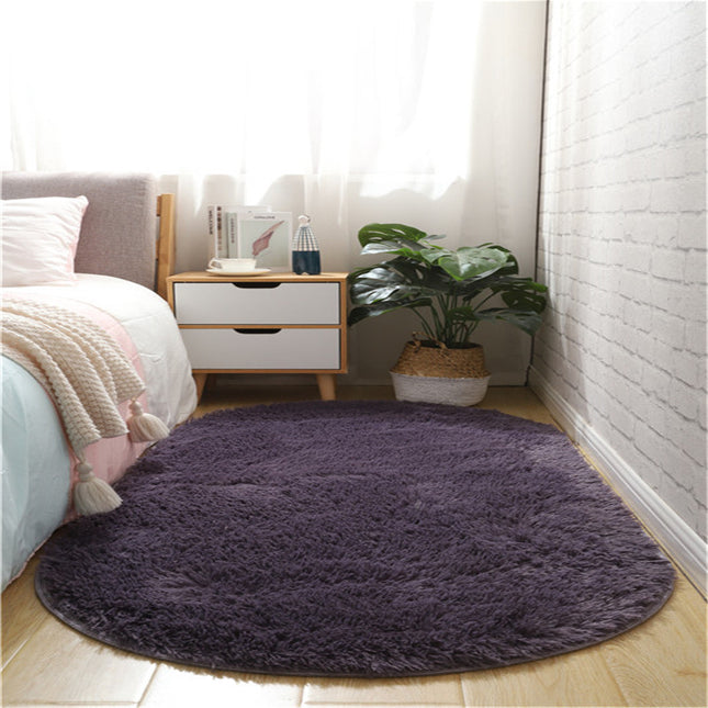 Area Rug for Girls Bedroom, Fluffy Rugs for Living Room, Fuzzy Faux Fur Rug for Nursery Kids Room, Bedroom  Living Room Home Decor