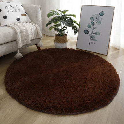 Soft and Fluffy Rund Rugs, Cozy Shaggy Round Rugs for Children's Room Living Room Bedroom and Home Perfect Decoration