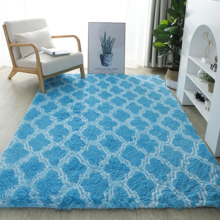 Grands tapis en peluche, tapis moelleux pour salons, tapis géométriques en peluche pour chambres à coucher, tapis doux à poils longs pour chambres d'enfants