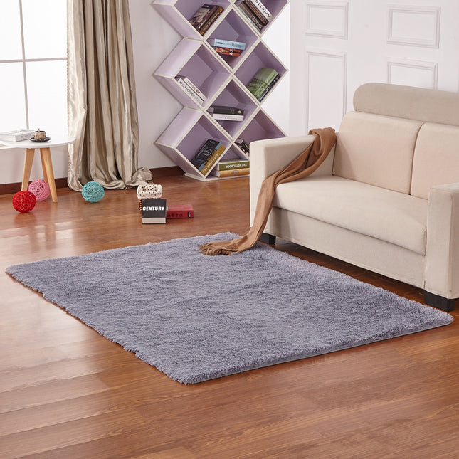 Suitable for home decoration, children's room bedroom shaggy carpet - non-slip comfortable living room carpet fluffy indoor decorative carpet