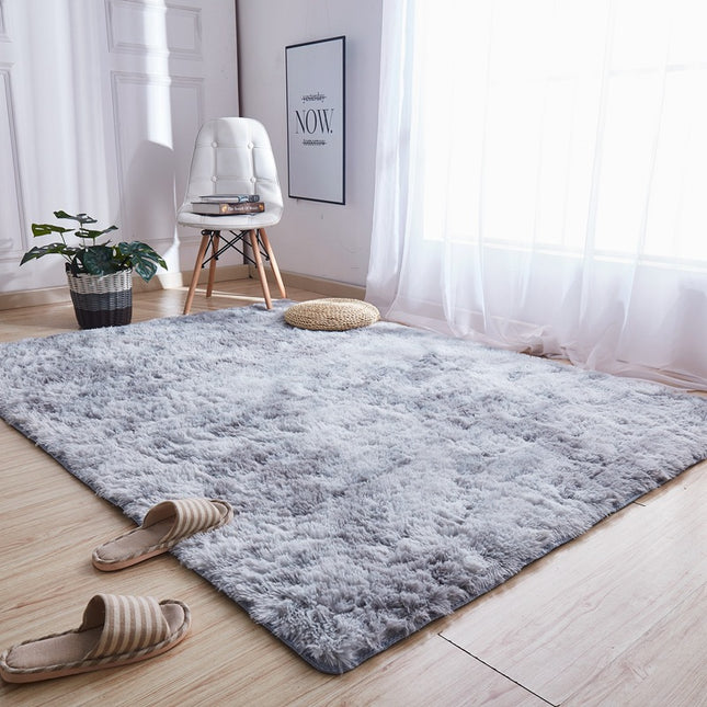 Suitable for home decoration, children's room shaggy carpet - non-slip comfortable living room carpet fluffy indoor decorative carpet