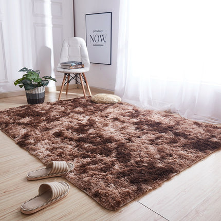 Suitable for home decoration, children's room bedroom shaggy carpet - non-slip living room carpet fluffy indoor decorative carpet