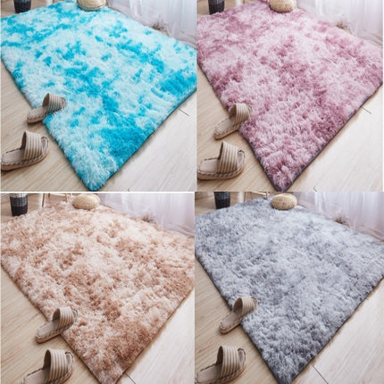 Suitable for home decoration, children's room bedroom shaggy carpet - non-slip living room carpet fluffy indoor decorative carpet
