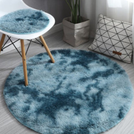 Round Rugs for Bedrooms - Plush Round Rugs for Kids Rooms for Teen Room Dorms, Bedside Mats Floor Cushions Cushions Footrests