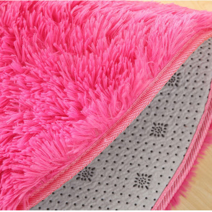 Round Rugs for Bedrooms - Plush Round Rugs for Kids Rooms for Teen Room Dorms, Bedside Mats Floor Cushions Cushions Footrests