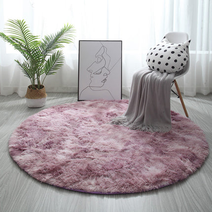 Round Rugs for Bedrooms - Plush Round Rugs for Kids Rooms for Teen Room Dorms, Bedside Mats Floor Cushions Cushions Footrests