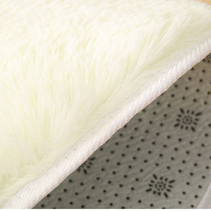 Round Rugs for Bedrooms - Plush Round Rugs for Kids Rooms for Teen Room Dorms, Bedside Mats Floor Cushions Cushions Footrests