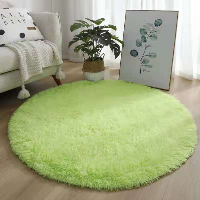 Bedroom Silk Rugs, Kids Room Plush Round Rugs , Teen Room Plush Rugs, Dorm Room Plush Rugs, Cute Baby Room Decorations