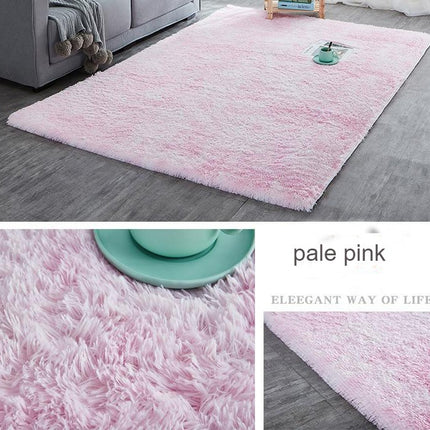 Super soft shaggy carpet, tie-dye carpet non-slip carpet for living room bedroom girl children's room home decoration