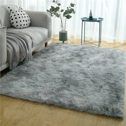 Super Soft Shaggy Carpet Fluffy Tie-Dye Carpet Indoor Shaggy Carpet for Living Room Bedroom Children's Room Nursery Home Decor Rectangle Carpet