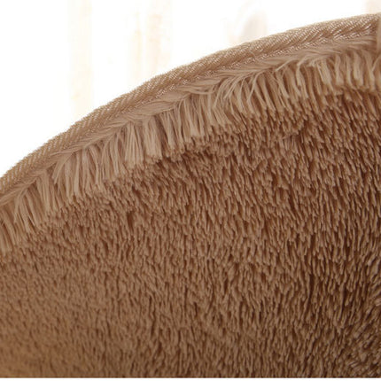 Solid Color Round Rugs Super Soft Shaggy Pile Kids Bedroom Area Rugs, Fluffy Shaggy Pile Rugs, Non-Slip Home Decor Cute Teen Room Rugs