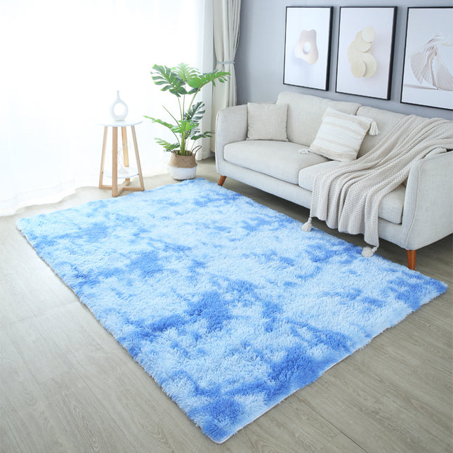 Ultra Soft Area Rugs , Tie-Dye Rugs for Living Room, Fluffy Bedroom Rugs Kids Room Home Decor Non-Slip Rug