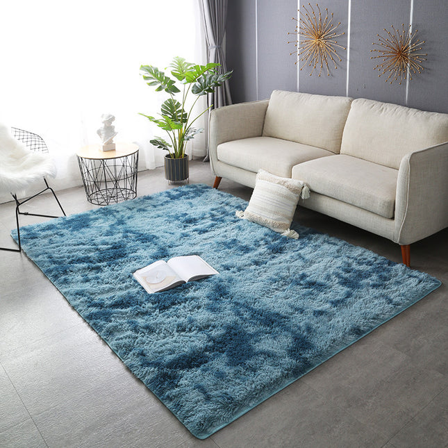 Soft Fluffy Rugs Living Room Rugs for Bedroom,Non-Slip  Shaggy Tie-dye Rugs for Living Room  Indoor Home Floor Carpets