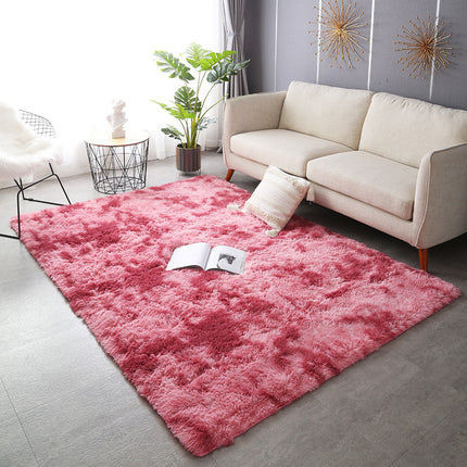 Soft Fluffy Rugs Living Room Rugs for Bedroom,Non-Slip  Shaggy Tie-dye Rugs for Living Room  Indoor Home Floor Carpets