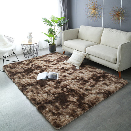 Soft Fluffy Rugs Living Room Rugs for Bedroom,Non-Slip  Shaggy Tie-dye Rugs for Living Room  Indoor Home Floor Carpets