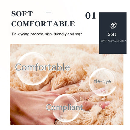 Soft Fluffy Rugs Living Room Rugs for Bedroom,Non-Slip  Shaggy Tie-dye Rugs for Living Room  Indoor Home Floor Carpets