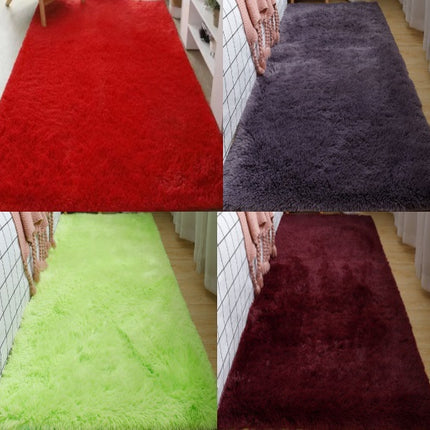 Solid Color Shaggy Rugs Living Room Large Shaggy Rugs for Bedroom Washable Fluffy Rugs Soft Mats