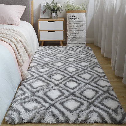 Tie Dye Rugs Soft Living Room Carpet Plush Pile Rugs Fluffy Carpets Anti Slip Bedroom Rug Shaggy Floor Mats Large for Living Room Hallway