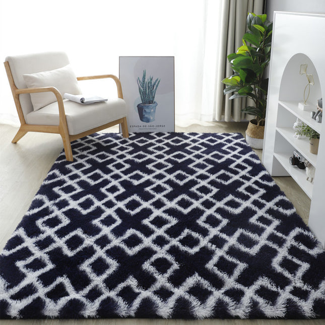 Shag Large Area Rugs for Living Room,  Super Soft Bedroom Carpet,  Geometric Plush Fluffy Rug for Kids Nursery Girls Room Indoor Home Decor