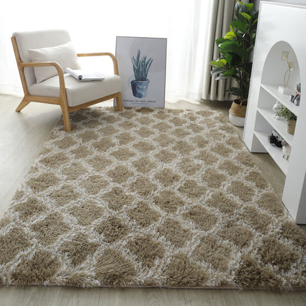Shag Large Area Rugs for Living Room,  Super Soft Bedroom Carpet,  Geometric Plush Fluffy Rug for Kids Nursery Girls Room Indoor Home Decor
