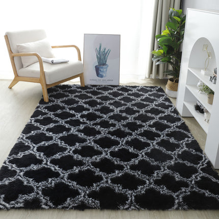 Shag Large Area Rugs for Living Room,  Super Soft Bedroom Carpet,  Geometric Plush Fluffy Rug for Kids Nursery Girls Room Indoor Home Decor