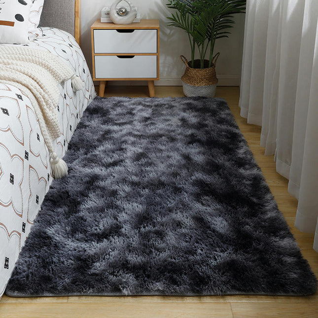 Rug For Living Room Bedroom Soft Shaggy Tie-Dye Area Rugs Plush Fluffy Non-Slip Living Room Rug Indoor Home Kidsroom Decor Carpet