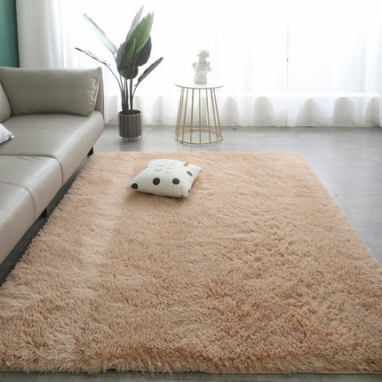 Tapis pour la maison – Tapis pour chambre à coucher antidérapants – Tapis moderne super doux à poils épais et moelleux, ne perd pas ses poils