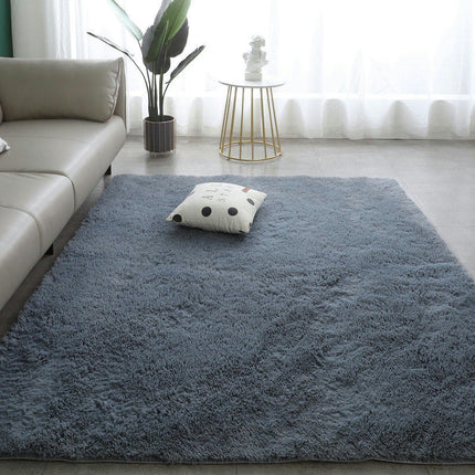 Tapis pour la maison – Tapis pour chambre à coucher antidérapants – Tapis moderne super doux à poils épais et moelleux, ne perd pas ses poils